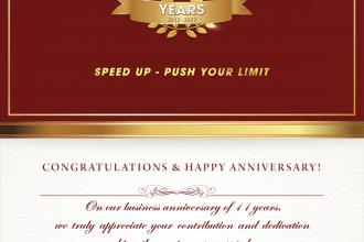 Congratulations And Happy 11th Anniversary!